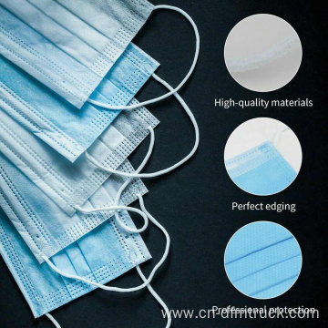 Disposable Non-woven 3 ply Medical Face Masks